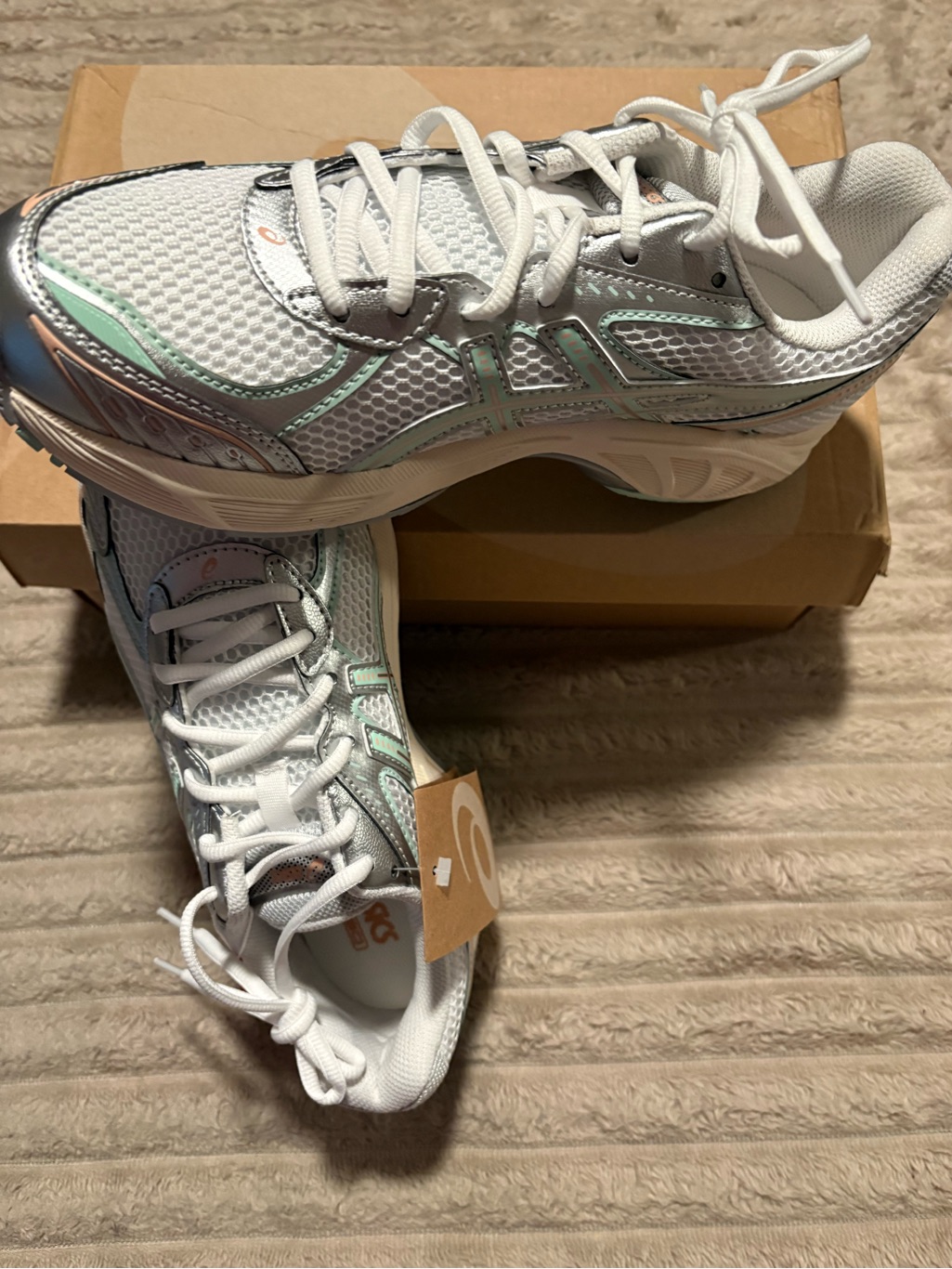 Asics Unisex Running Sneakers M 75 W 9 Brand New At468